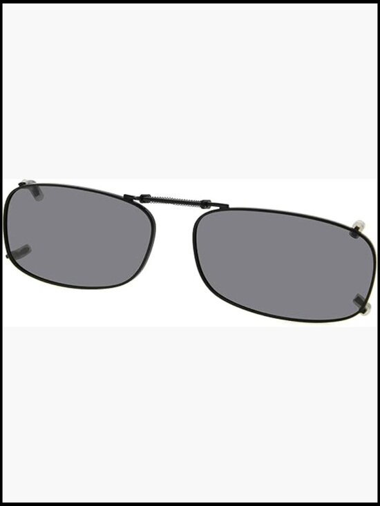 Metal Frame Polarized Clip On Sunglasses UV Protection Adjustable Fit main image 6